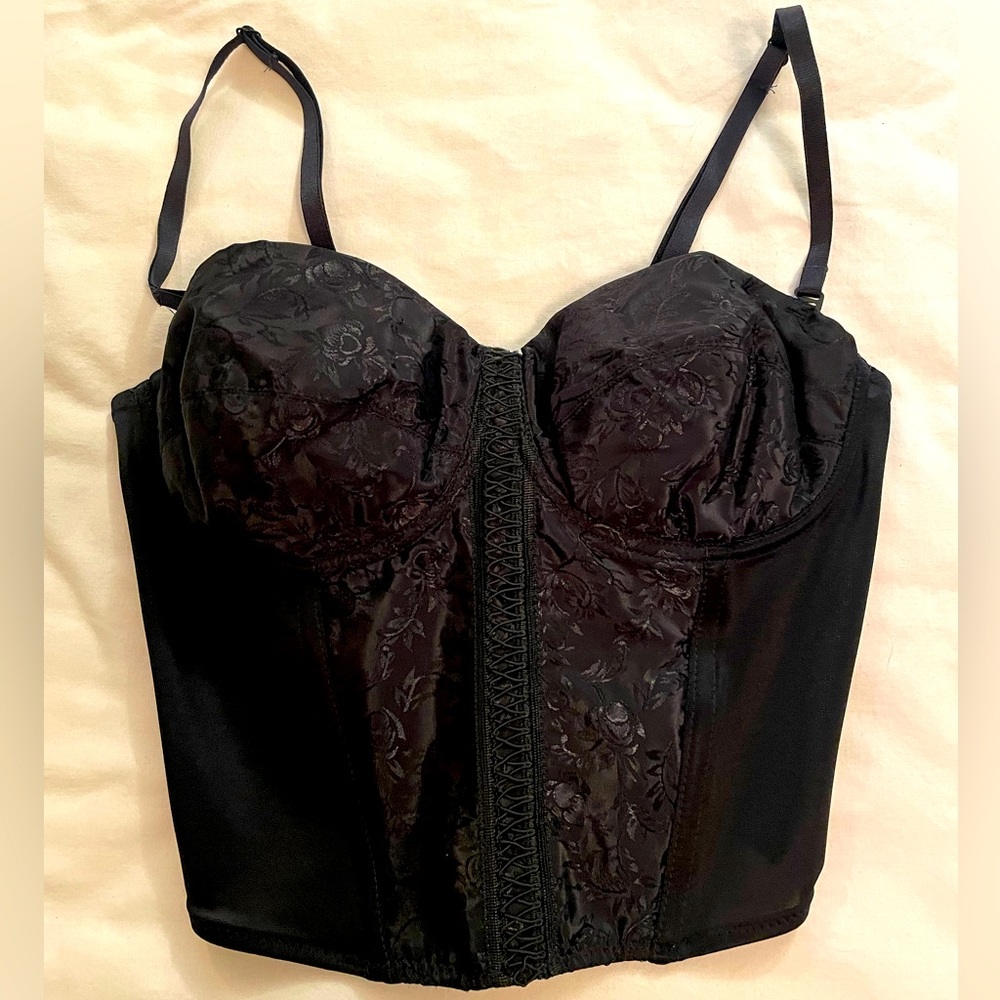 🖤 Gorgeous Black Lace Bustier Size 38 🖤